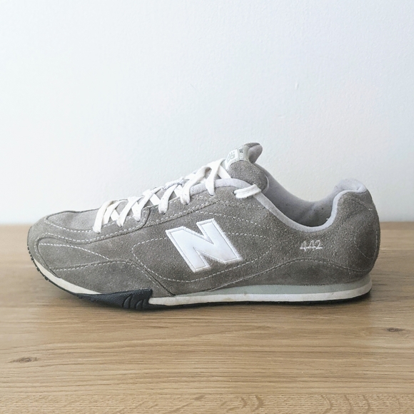 new balance 442 grey suede